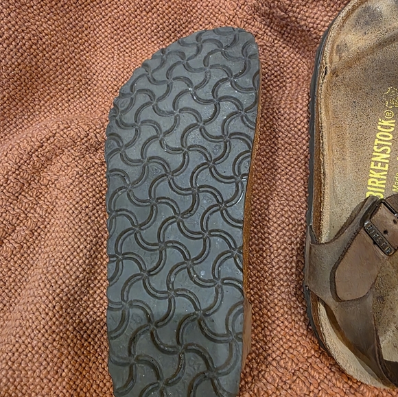 Birkenstock Kairo Habana Brown Ankle Strap Slingback Leather Sandals 38 - Picture 9 of 11